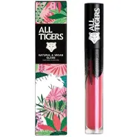 All Tigers Natural & Vegan huulikiilto Natural Shining Lip Gloss 601 Silence The Critics 8ml