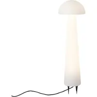 QAZQA Seisova ulkovalaisin valkoinen 80 cm sis. LED IP44 - Fungi