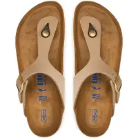 Birkenstock Varvastossut 'Gizeh' hiekka