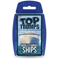 Winning Moves World Famous Ships Top Trumps Card Game (English)