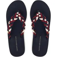 Tommy Hilfiger Th Wedge Braided Summer Sandal - Navy - 41