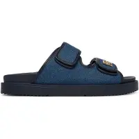 Tommy Hilfiger Double Strap Denim Sandal - Blue - 39