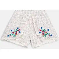 Louise Misha Asya Shortsit Cream Cruise Checks Cream Cruise Checks 7 Y Kermanvärinen 7 vuotta Tytöt