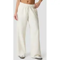 ICANIWILL Contrast Straight Leg Pants Ivory