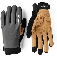 Hestra Bike Guard D3O -pyöräilykäsineet harmaa