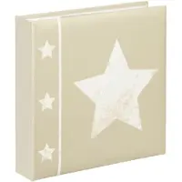 Hama Valokuva-albumi - Taivaat - Beige - 200 taskua - 10x15 cm - 25x25x4 cm