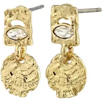Pilgrim Fire Earrings Gold-Plated - Gold - ONE SIZE