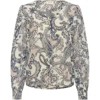 Cream Crbea Blouse - Multi/patterned - 36