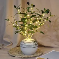 Hobby Hall LED Oliivipuun Valaisin