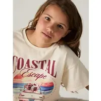 Levi's LVG Coastal GriLS SS T-paita, Antique White, 128