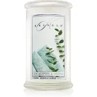 Kringle Candle Eucalyptus & Cotton tuoksukynttilä 624 g