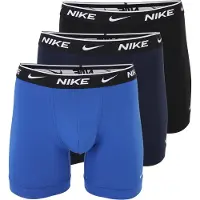 Nike Underwear Cotton Stretch Boxer Brief 3Pk - Blue - XS