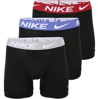 Nike Underwear Urheilualushousut vaaleanharmaa / tummanpunainen / musta / valkoinen