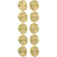 Pilgrim Air Earrings Gold-Plated - Gold - ONE SIZE