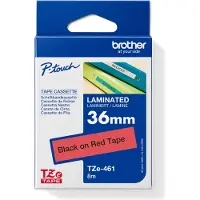 Brother TZ461 36 BLACK ON RED (TZE461)