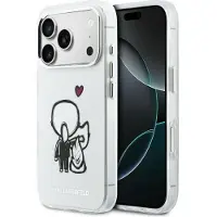 Karl Lagerfeld Karl & Choupette Back MagSafe Case for iPhone 17 Pro Max - Clear