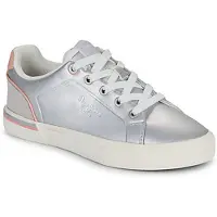 Pepe Jeans for woman/girl. PGS300004 Trainers Kenton Galactic silver (36), Flat, Laces, Casual, children's fashion