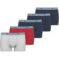 Tom Tailor Bokserishortsit marine / vaaleanharmaa / punainen