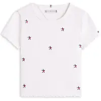 Tommy Hilfiger Paita 'Star' marine / punainen / valkoinen