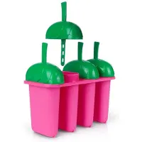 Excellent Housewares Jäätelömuotit jalustalla yksinkertaiselle kotitekoiselle jäätelölle