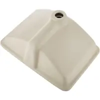 Vevor altapäin asennettava kylpyhuoneen pesuallas, 530 x 375 mm, suorakaiteen muotoinen valkoinen keraaminen pesuallas ylivuotoreiällä, työtason alle asennettava, moderni kylpyhuoneen pesuallas, suora