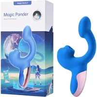 Magic Motion Magic Ponder - 2in1 klitoriskiihotin vibraattori - sininen