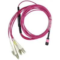 BlueOptics Q1H68A-BO, 30 m, AOC, OM4, MPO, 4x LC/LC