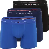 Tommy Hilfiger 3P Boxer Brief Dtm - Blue - XXL