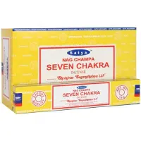 Raw Organic Satya Nag Champa Seven chakra -suitsuke