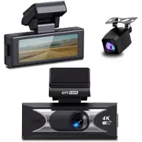 Mtp Products 4K-kojelautakamera kaksoislinssillä, jossa on ADAS, yökuvaus