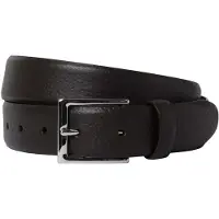 Hackett for man. HM4100065 Brown Pebble leather belt (40), Classic