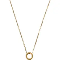 Timi Of Sweden Viola Letter Necklace Stainless Steel Gold O
