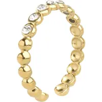 Timi Of Sweden Pernilla - Crystal Ring Stainless Steel - Gold - 53