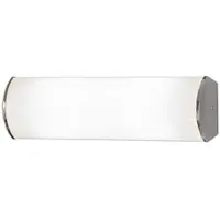 ACB Aldo seinävalaisin Opal/kromi LED 11W 775lm CRI90 IP44 3000K-4000K liukukytkin