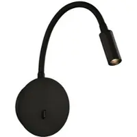 ACB ILUMINACIÓN Lyon LED seinävalaisin 3W 3000K 10-44cm musta