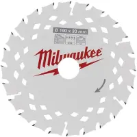 Milwaukee Katkaisuterä puulle 4932498976; 190x30 mm; Z24