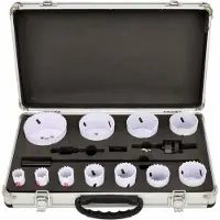 AWTOOLS Reikäsahasarja AW49471BL; 19-76 mm; 40 mm; 15 kpl.
