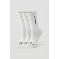 ICANIWILL Power Quote Training Sock 3-Pack White