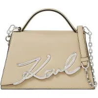 Karl Lagerfeld Käsilaukku beige / hopea