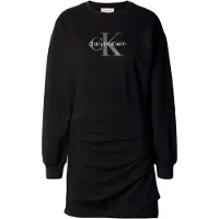 Calvin Klein Jeans Ls Monologo Terry Crew Fashion D - Black - XS
