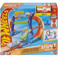 Hot Wheels Stunt Tracks Corkscrew Jump Champion - Multi/patterned - ONE SIZE