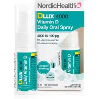 Raw Organic Nordic Health Dlux 4000 Vitamin D Daily Oral Spray 100µg 15ml