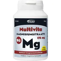 Multivita Magnesiumsitraatti+B6 175mg 80 kpl