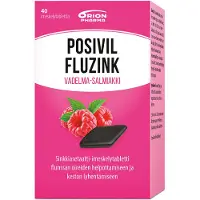 Posivil FluZink vadelma-salmiakki