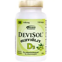 Orion Devisol oliiviöljy 50 mikrog 150 kaps