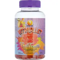 Sana-Sol Vitanallet Tuttifrutti monivitamiini 120 kpl 120 kpl