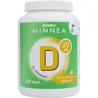 Minnea D-vitamiini 20 µg 200 kaps