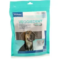 Virbac - VeggieDent Medium 350g (10-30kg) x 15st - Koirat - Koiran herkut ja puruluut - Dentalherkut