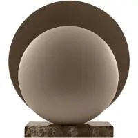 Globen Lighting Orbit pöytävalaisin Mocha, ruskea marmori