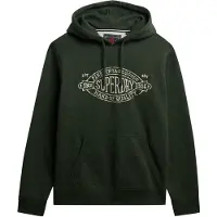 Superdry for man. M2014299A Outdoor Co Relaxed green sweatshirt (XL), Casual, Cotton, Long sleeve